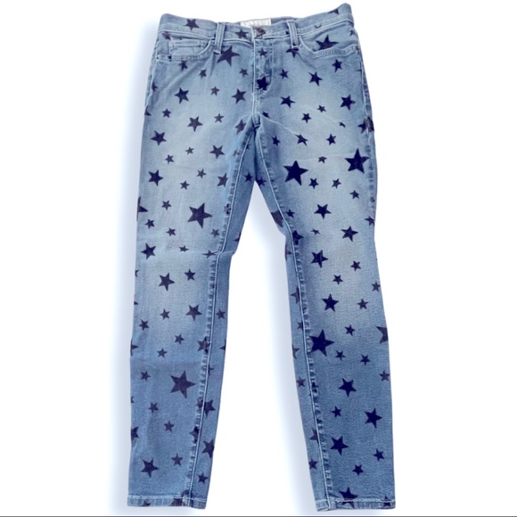 Rare Current/Elliott The Stiletto Star Jeans in Flocked Star - Picture 2 of 6